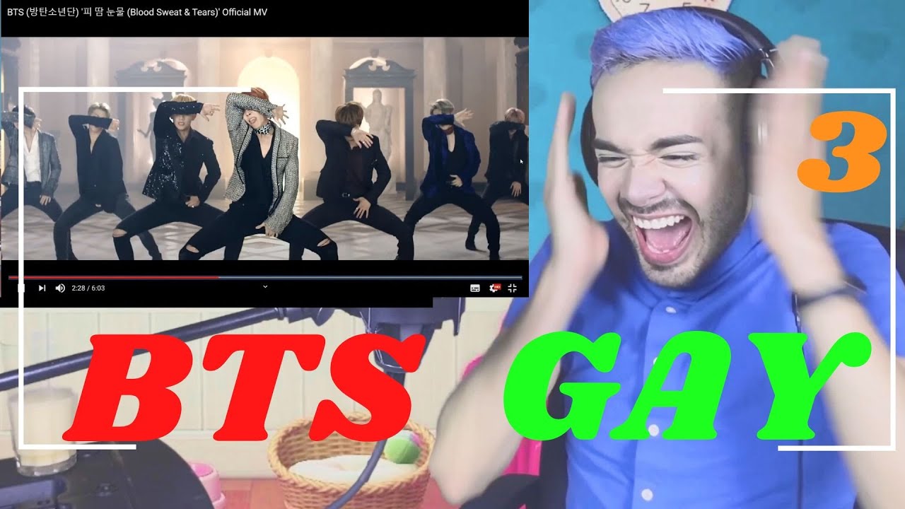 GAY REACCIONA A BTS -  BLOOD SWEAT & TEARS
