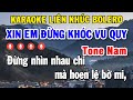 Karaoke Nhạc Sống Liên khúc Bolero Trữ Tình Tone Nam | Liên khúc Nhạc Vàng Chọn Lọc Dễ Hát