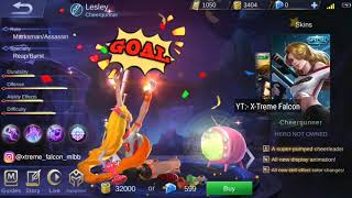 Upcoming Skin Lesley Cheergunner Mobile Legends
