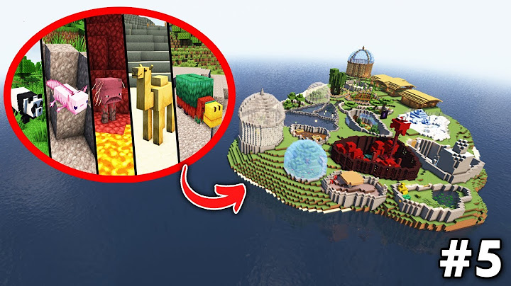 Gw Membuat Kebun Binatang Berisi Semua Hewan di Pulau Terpencil - Minecraft Hardcore