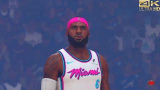 NBA 2K25 (PS5) All-Time Heat vs. All-Time Cavaliers [4K ULTRA HD | GODLIKE QUALITY]