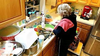 ✅LATE EVENING CLEAN, COOK, AND ORGANIZE WITH ME! | Large Family Laundry 👕 and Dishes 🍽