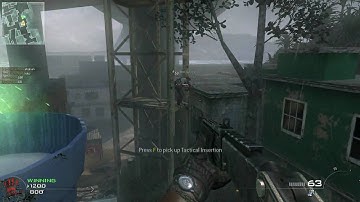 PC Call of Duty Modern Warfare 2 Shotgun Jump in Underpass - 1080p