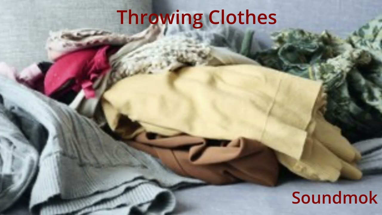 ASMR Throwing Clothes – Soft Fabric Sounds & Gentle Chaos
