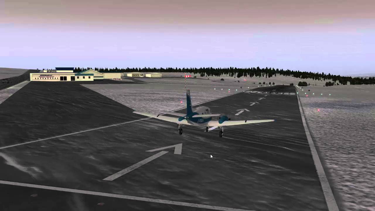 XPlane Snow Test YouTube