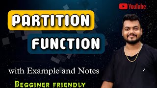Lec -14 | Partition function in Neural network and AI with example | Normalization factor