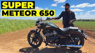 SUPER METEOR 650: Aceleramos a nova cruiser da Royal Enfield no Brasil!