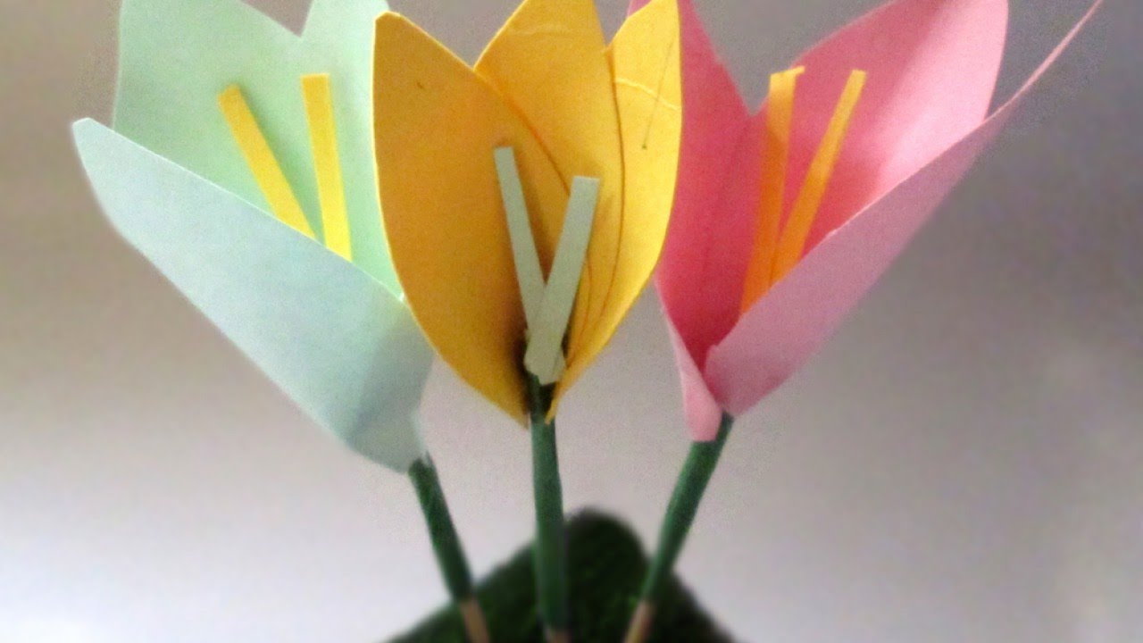 Create a Pretty Toothpick Paper Flower DIY Crafts Guidecentral
