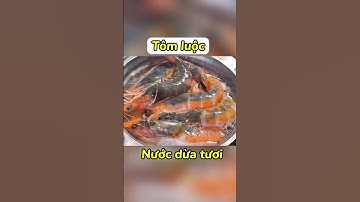 Tôm luộc nước dừa #shorts #thaithichanngon #tomluoc #food #meohaymoingay