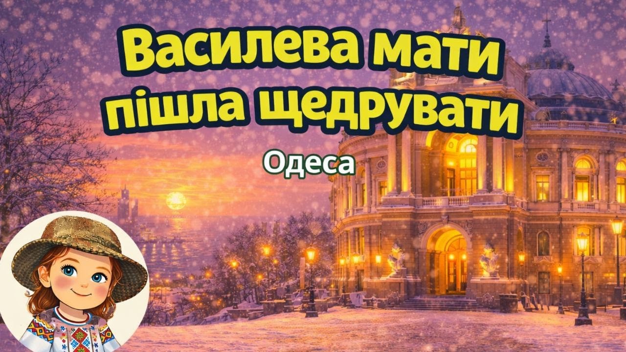 Василева Мати Прийшла Щедрувати 🌟 Щедрівка на Старий Новий Рік | Українська Пісня для Дітей