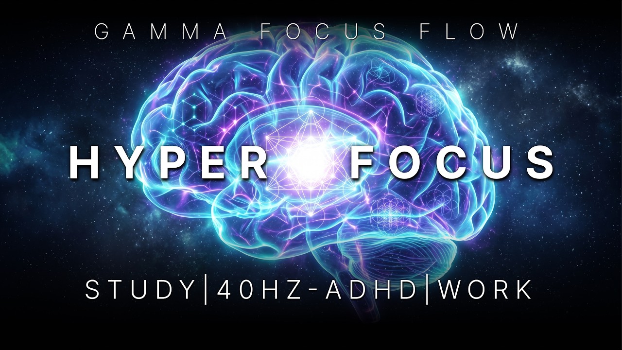 Enter Hyperfocus Instantly | 40Hz Gamma Waves for Deep Work! Deep Concentration Training adlı videoyu YouTube'da izle Enter Hyperfocus Instantly | 40Hz Gamma Waves for Deep Work! Deep Concentration Training adlı videoyu YouTube'da izle