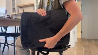 (Review) SAIREIDER Comfortable Lumbar Support Pillow for Office Chair, Memory Foam Back Support Pill