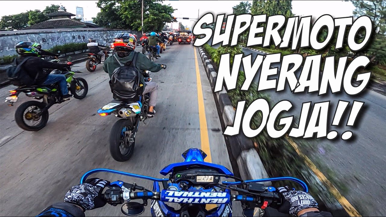 (PART 1) | RAME PARAH!! ROMBONGAN SUPERMOTO JAWA TIMUR NYERANG JOGJA!!! 