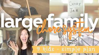 Simple Chore System for Our 9 Kids! // Chore System for ANY Family