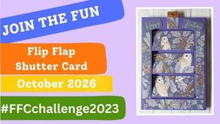 FLIP FLAP SHUTTER CARD #ffcchallenge2023 (It looks difficult, but it's actually easy to create!) ๐ FLIP FLAP SHUTTER CARD #ffcchallenge2023 (It looks difficult, but it's actually easy to create!) ๐