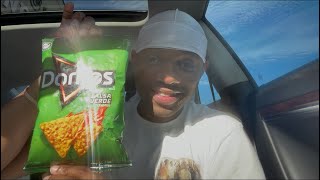 Doritos Salsa Verde Chips MukBang