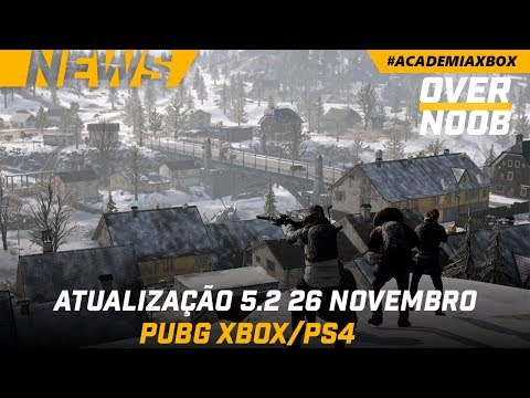📰 PUBG XBOX/PS4 | ATUALIZAÇÃO 5.2 | 26 DE NOVEMBRO #ACADEMIAXBOX