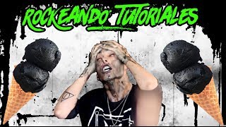 HELADO NEGRO DE CARBÓN!!! | RockeandoTutoriales