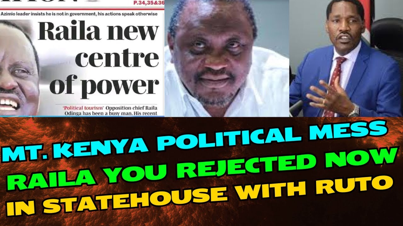 Munya  Dossier | Raila betrayed us Azimio | Can't be trusted by Kenyans Anymore | Isolated Mountain