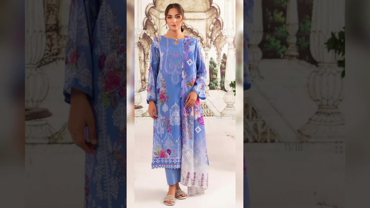 RAQSHH BY GULLJEE 3 PC LAWN WHOLESALE PRICE 3195 RETAIL PRICE 4475