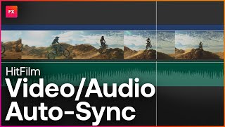 How to sync video and audio in HitFilm | Filmmaking Techniques