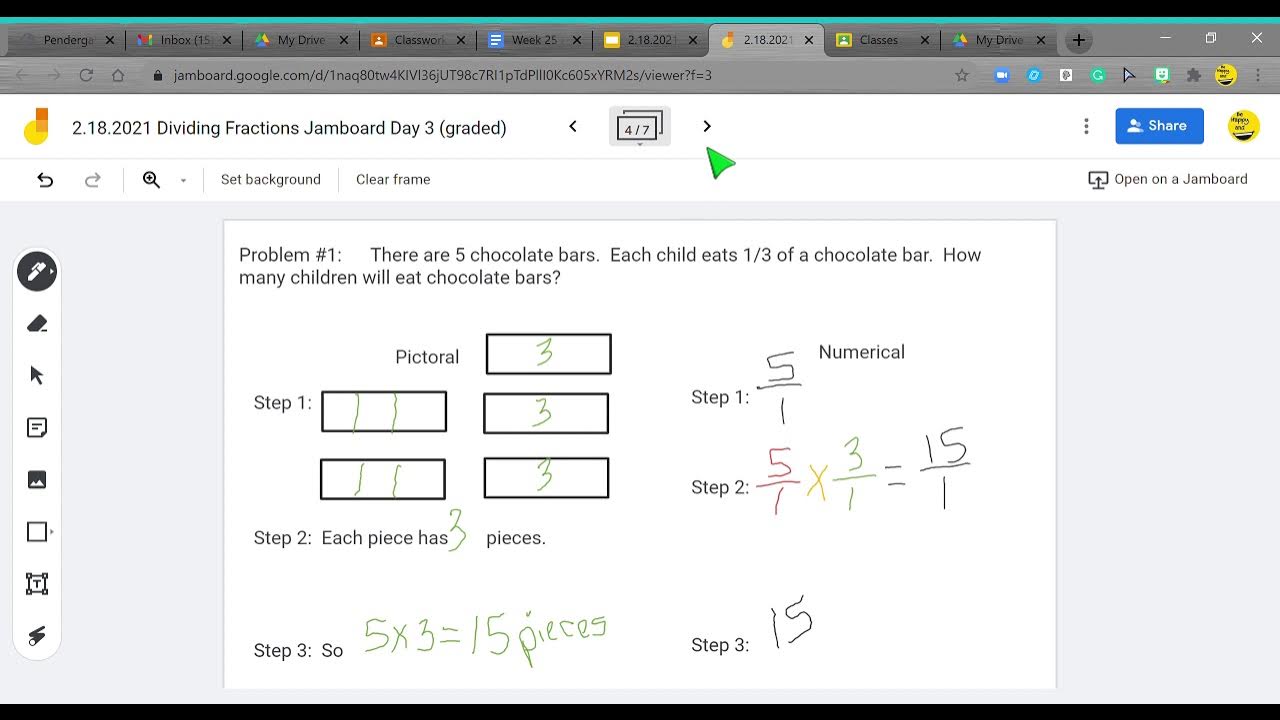 2 18 2021 Dividing Fractions Jamboard Day 3 graded Google Jamboard