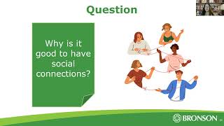 Healthy Living Class: Social Connections & Our Health