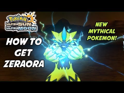 New Mythical Pokemon! How to Get Zeraora in Pokemon Ultra Sun and Ultra Moon