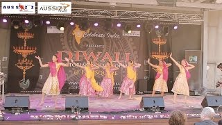 Mndc Bollywood dance performance  - Pandeji , Nacho Re. Ganesh and Taal - Fed Square Diwali 2015