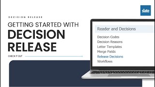 Getting Started with Decision Release