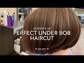 Perfect Under Bob Haircut Tutorial step by step.  Classic bob cut.