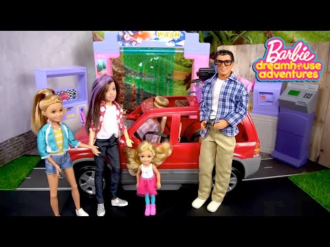 Barbie Dream House Doll Family Adventures:  Stormy Days, Spa Birthdays & Painting