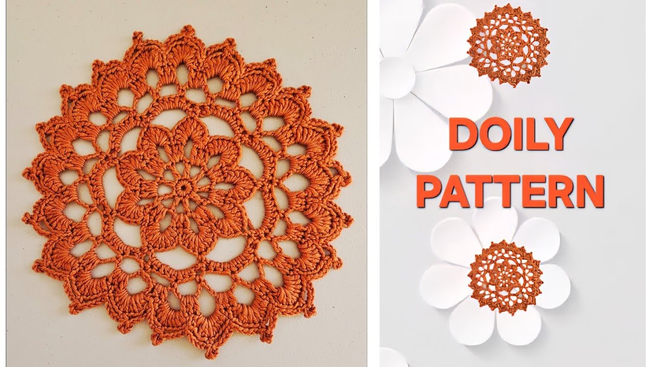 CROCHET: How to Crochet a Stunning Doily Pattern✨️ #homedecor #tutorial @Aviyacrochet