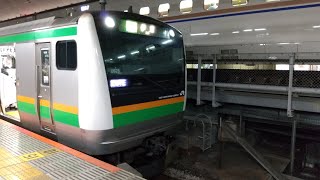 E233系とE２３１系伊東行き東京駅発車