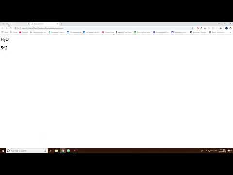 [HTML Course] Formatting 3: Sub and Sup Tag