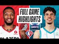 Portland Trail Blazers vs. Charlotte Hornets Full Game Highlights | NBA Season 2021-22
