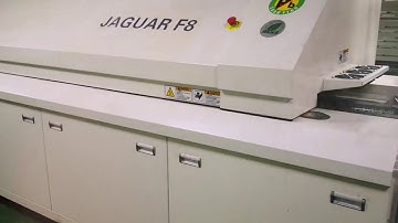 Jaguar lead free hot air reflow oven SMT machine up 10 and bottom 10 heating zones