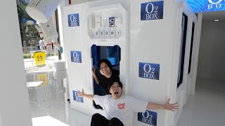 【異空間】超高級な酸素ボックスの中で生活したら効果が凄すぎたwww