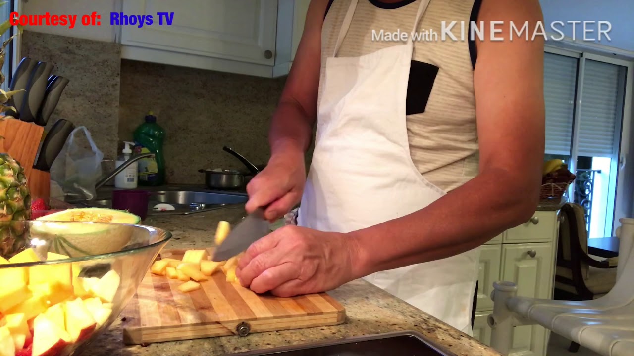 How to make french fruits salad ( fruits de salad) YouTube