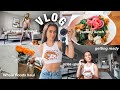 VLOG -- at-home workout, grocery haul, going to the mall, life updates & more!