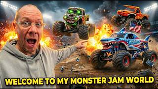 Welcome to My Monster Jam World — Monster Trucks BeamNg Channel Trailer | Aleks Sudnyk screenshot 2