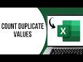 How to Count Duplicate Values in Excel ?