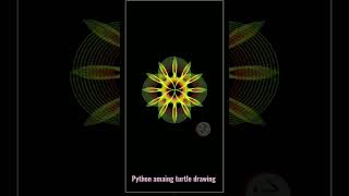 Information Python Amazing Turtle Drawing design using colorsys module #shorts #pythonprogramming #python #sm News