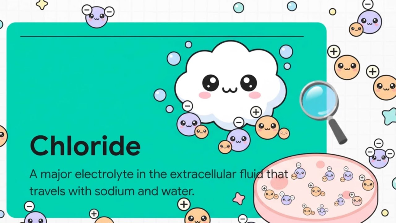CHLORIDE Explained for NCLEX RN | Hypochloremia vs Hyperchloremia