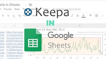 Amazon Keepa Graphs inside Spreadsheets