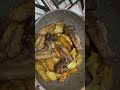 Жареная картошка на сковороде #еда #картошка #шортс