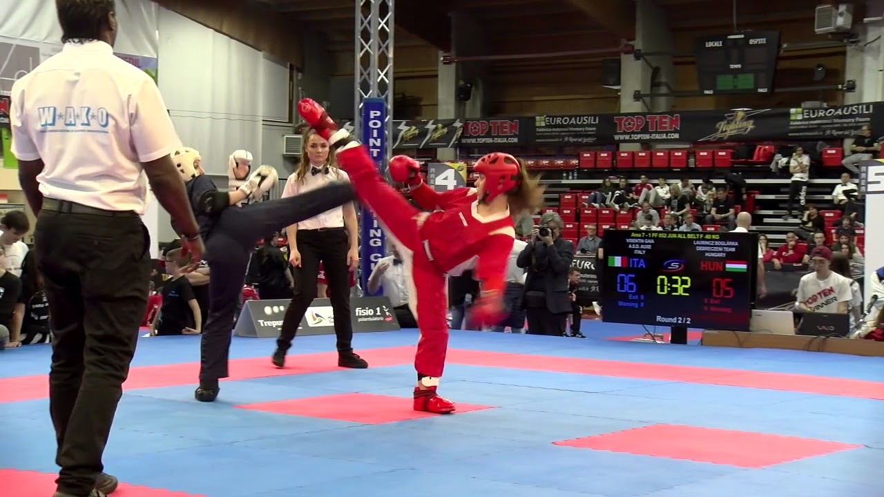 Gaia Visentin v Boglarka Laurincz Pointfighting Cup 2018