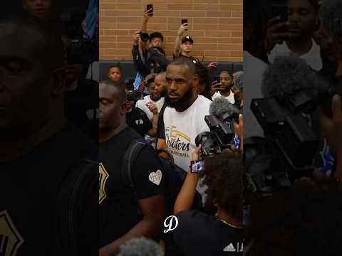 When King James showed out for the Drew 👀🔥 #drewleague #noexcusejustproduce