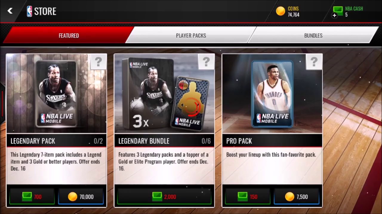 NBA live mobile - INSANE ELITE PULLS