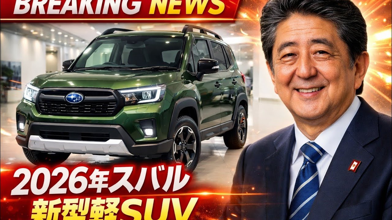 ２０２６スバル新型軽クロスカントリーSUV新登場！次世代オフロードの進化、未来の冒険パートナー！